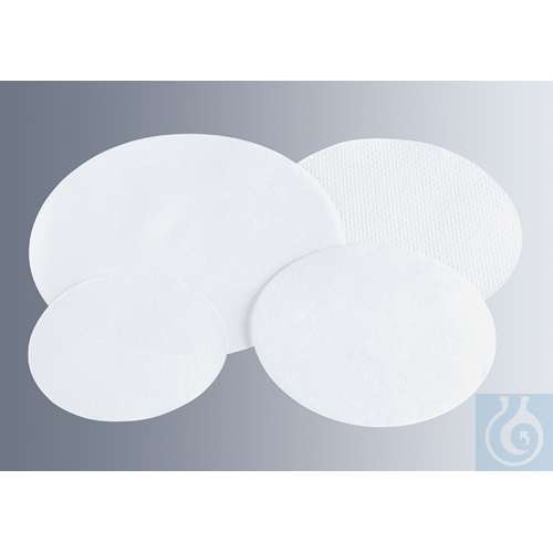 Filter paper circles Munktell grade 391 blue spot, 150 mm Ø