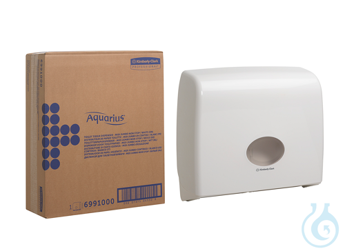 Aquarius™ Toilet Tissue Spender - Jumbo Non-Stop / Weiß Größe: 38,00 cm x 44,50