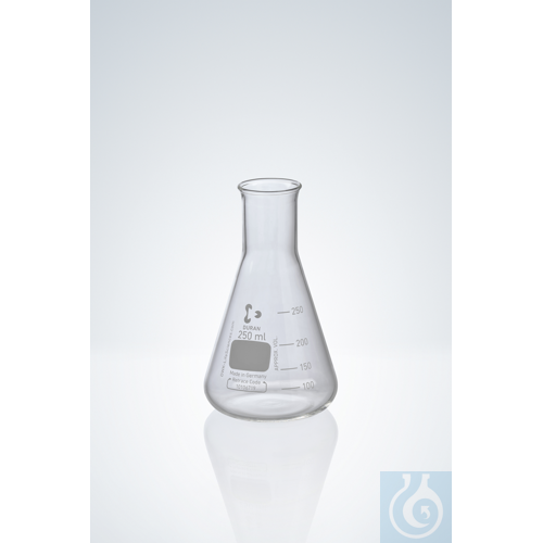 ERLENMEYER FLASK DURAN 50 ML, NARROW NECK WITH RIM