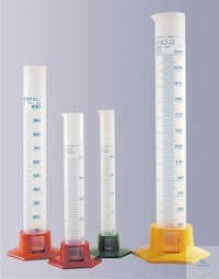 Measuring cylinder 100ml PP DIFFICO blue