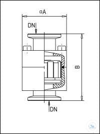 Safety Valve Encapsulated OPH 25, Aluminium, DN 25 KF