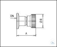 Air Admittance Valve DN 16/5, Manually Operated, Aluminium, DN 16 KF