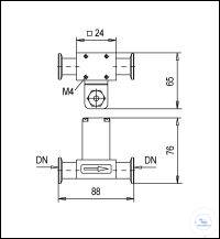 Solenoid Straight-Through Valve VS 16 MC, 230V, 50/60Hz, PVDF / Stainless Steel,