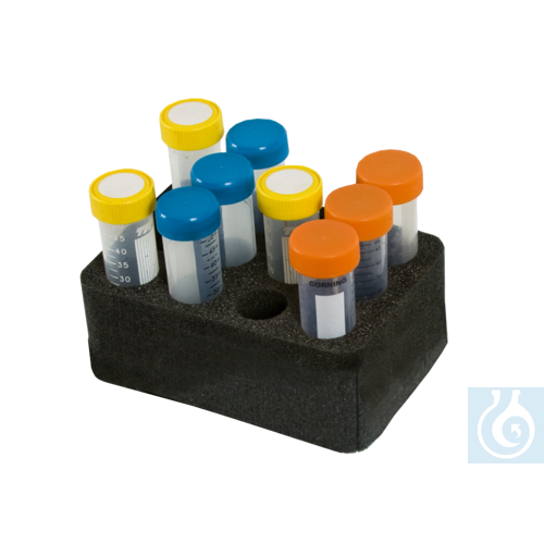 neoLabLine Adapter aus Schaumstoff für 12 x 30 mm Ø Röhrchen