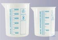 Griffin beakers 600 ml PP transparent