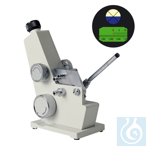 neoChoice Abbe-Refraktometer, 0 bis 70°C, 1.300-1.700nD