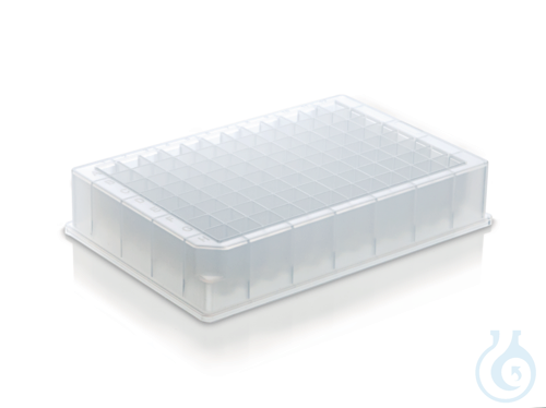 Deep-well plate 96-well, low profile, 1 ml, PP, U-bottom, 50 pcs.