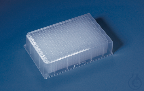 Deep well plate, 384-well, stackable, 300 µl, PP, non-sterile, pack of 48