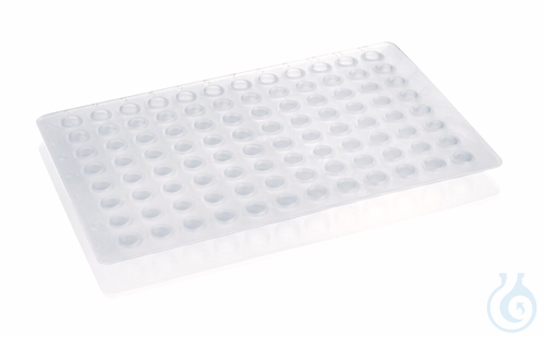 Cover mat for deep-well plates, f. 0,5 ml, 96-well, TPE, pack of 50