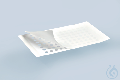 Sealing film for plates PP/PE, with adhesive-free zone 50 pcs.