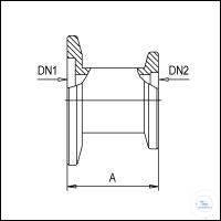 Reducer, Stainless Steel, DN 40/16 KF