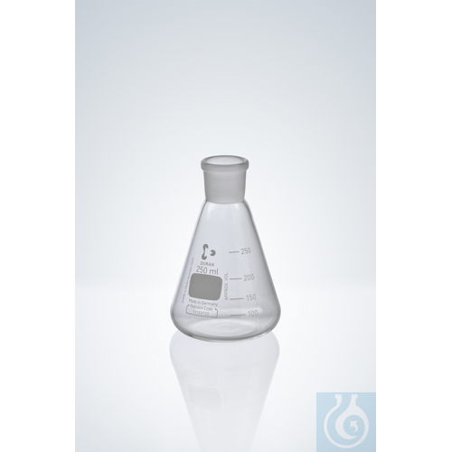 ERLENMEYER FLASK DURAN 100 ML, NARROW NECK WITH NS 19/26