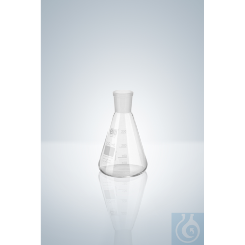ERLENMEYER FLASK 100 ML, NARROW NECK WITH NS 19/26