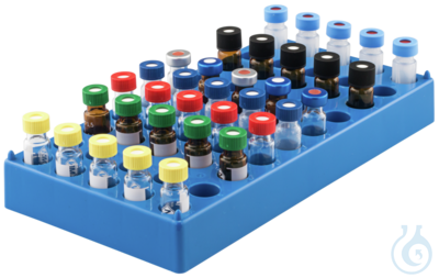 Rack f. vials N8/N9/N10/N11, 50 pos.