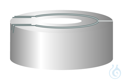 PR N20-H, si, Sil w/PTFE bg, 45°, 3.0