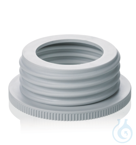 Thread adapter Disp./Titrette/seripettor, PP, out.thr. GL 45, f.bottle thr. S 40