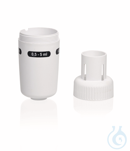 Ejector Transferpette® S Fix, 5 ml, upper and lower part