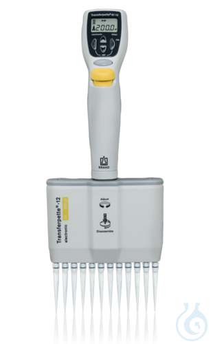Transferpette®-12 el.AC adapter DE-M, Europa (Kont.) 230 V/50 Hz 10-200 µl