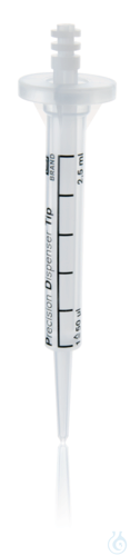 PD-tips II, bulk, non-sterile, 2,5 ml, piston PE-HD, cylinder PP
