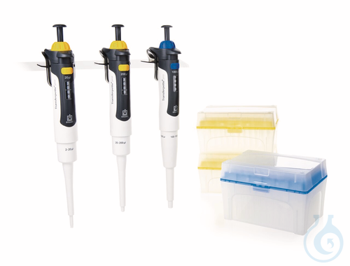 Starter-kit Standard TFP pro DE-M, 3 pipettes 10, 100, 1000 µl Var. type
