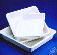 Trays 635x515x190mm PVC white