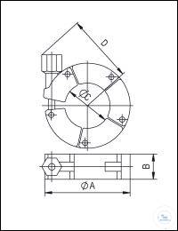 Chain Clamp, Stainless Steel, DN 25