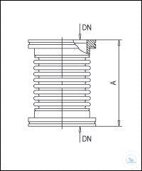 Flexible Coupling, DN 63 ISO-K, 100mm