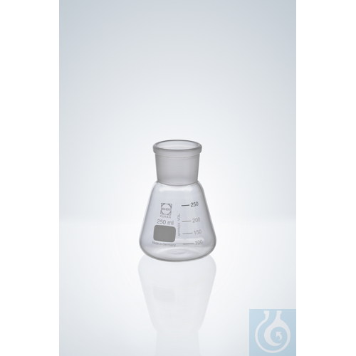 ERLENMEYER FLASK DURAN 250 ML, WIDE NECK WITH NS 45/40