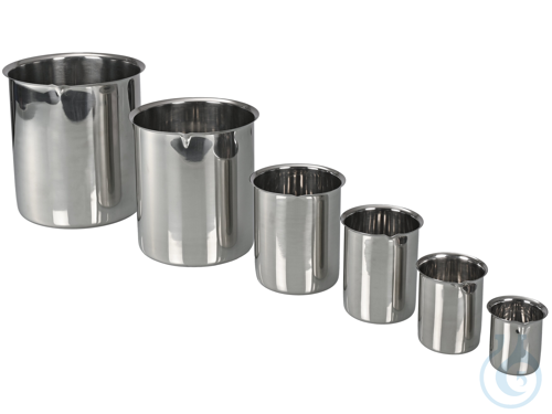 Laboratory beaker stainless steel, AISI 304,1000ml