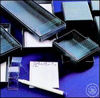 Storage boxes PS slides 98x83x38mm