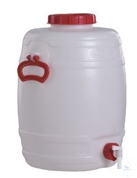 Carboys 30 litrres with stopcock wide neck
