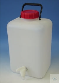 Carboys 10 litres square wide neck with stopcock
