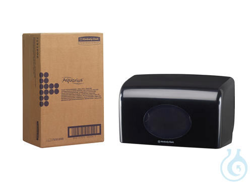 Aquarius™ Toilet Tissue Spender - Kleinrollen / Schwarz Größe: 18,00 cm x 29,80
