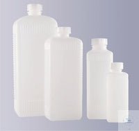 Square bottle 250ml HDPE complete
