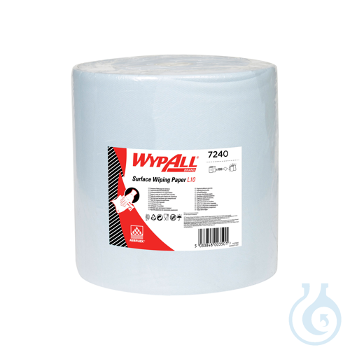 WypAll® L10 EXTRA General Clean - Großrolle / Blau Lagen: 1 Größe: 38,00 cm x