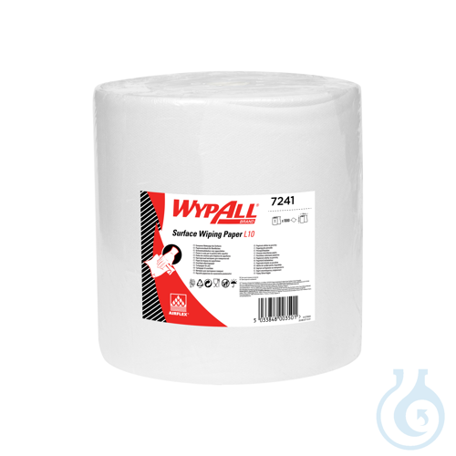 WypAll® L10 EXTRA General Clean - Großrolle / Weiß Lagen: 1 Größe: 38,00 cm x