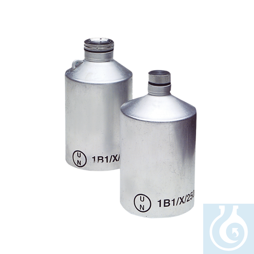neoChoice Aluminiumflasche 1250 ml, UN-Zulassung, Hals 26 mm