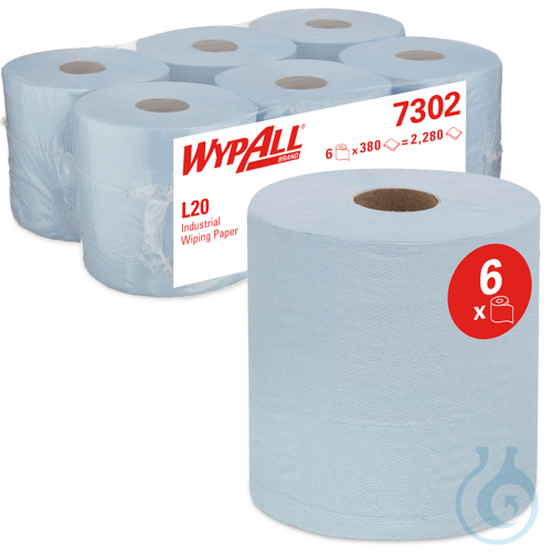 WypAll® L20 General Clean - Centrefeed for Reach+™ / Blau Lagen: 2 Größe: 38,00