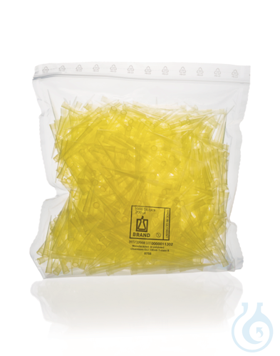 Pipette tips, bulk, PP, 2 - 200 µl, yellow