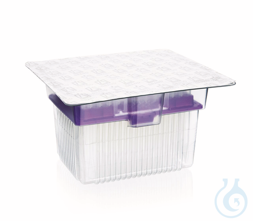 Pipette tips racked PP colorless, TipRack 50 -1250 µl 86 mm 480 pcs