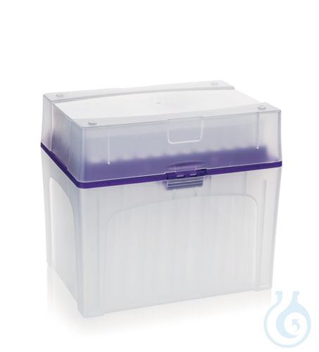 Pipette tips racked PP colorless, TipBox 50 -1250 µl XL 102 mm 480 pcs