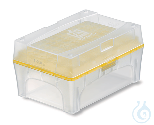 TipBox, empty, with carrier plate, for pipette tips up to 200 µl