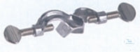 Double socket made of aluminium angle 90°