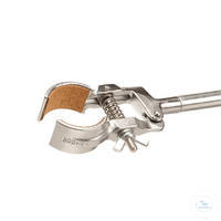 Retort clamp malleable cast iron, chromed
