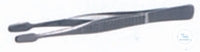 Forcep for micro slides flat-end 6 mm