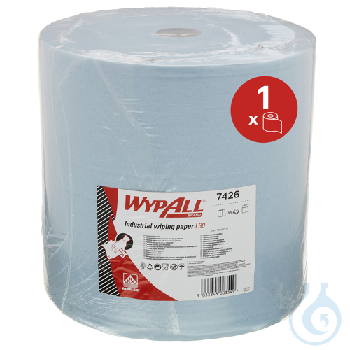 WypAll® L30 EXTRA General Clean - Großrolle / Blau Lagen: 3 Größe: 38,00 cm x