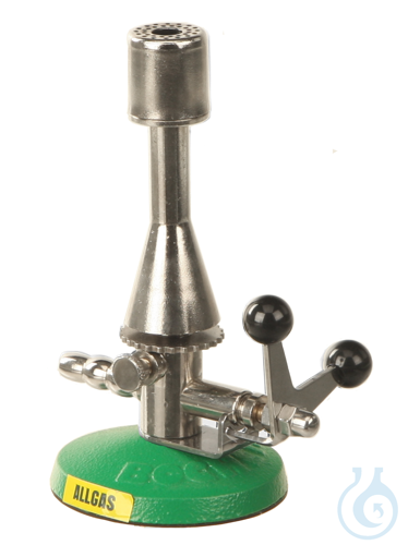 Multi gas burner Teclu with stopcock, 1300°C