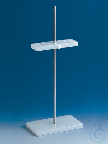 Filter funnel support for 4 funnels, base plate, PP, 450 x 140 mm