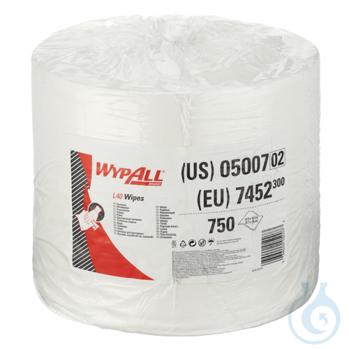 WypAll® L40+ PowerClean - Großrolle / Weiß Lagen: 1 Größe: 31,00 cm x 31,50 cm