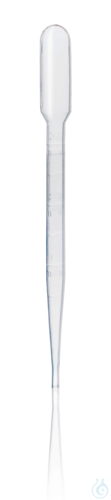 Pasteur pipette, PE-LD, 3/0,5 ml, suction vol. max. 6,2 ml